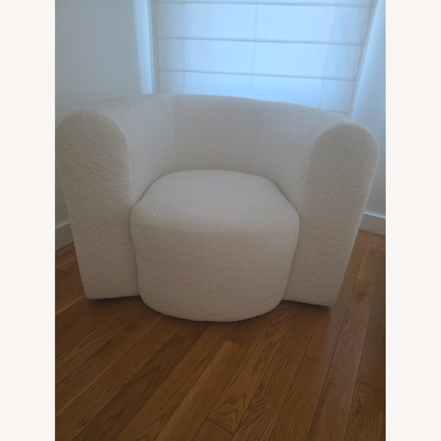 Crate & Barrel Leanne Ford White Accent Chair - image-4