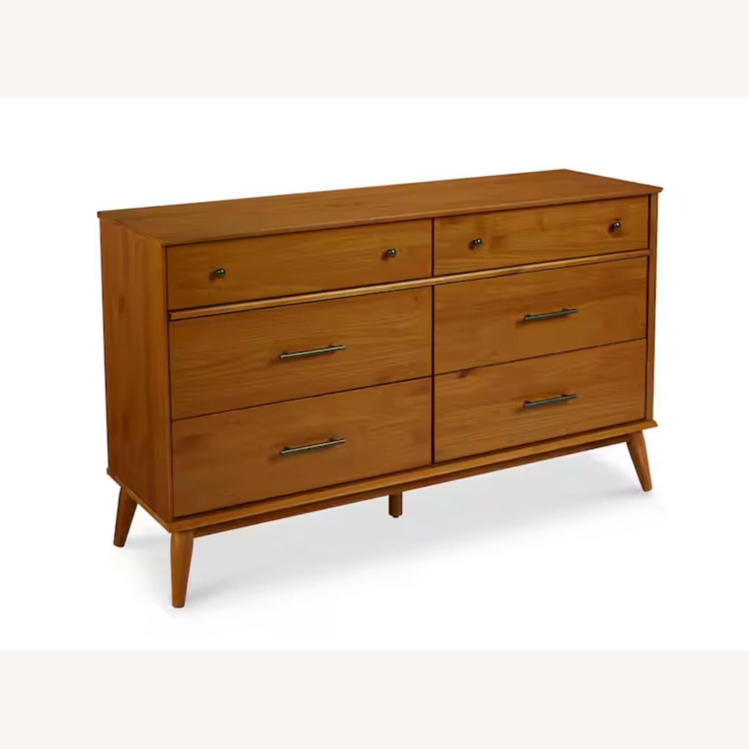 Home Depot Mid-Century 6-Drawer Castanho Dresser - image-4