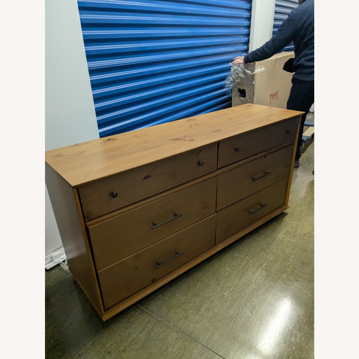 Home Depot Mid-Century 6-Drawer Castanho Dresser - image-3