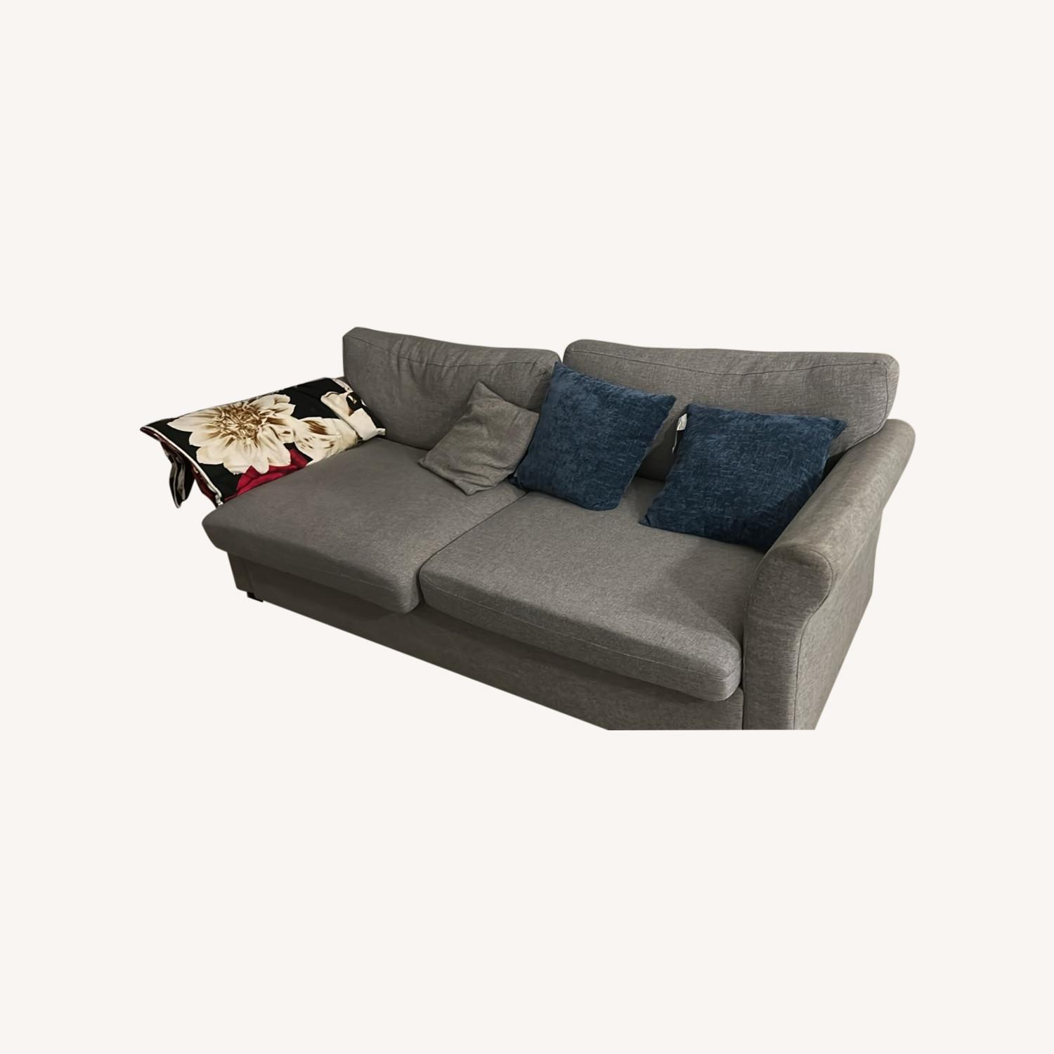 Sofa Two Seater Bluish Gray - image-0