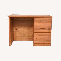 Vintage/Antique Light Brown Wood Desk