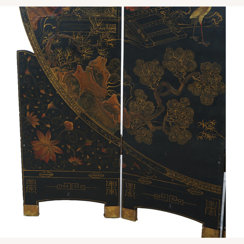 Used Japanese Chinoiserie Circular Screen c1920 for sale on AptDeco