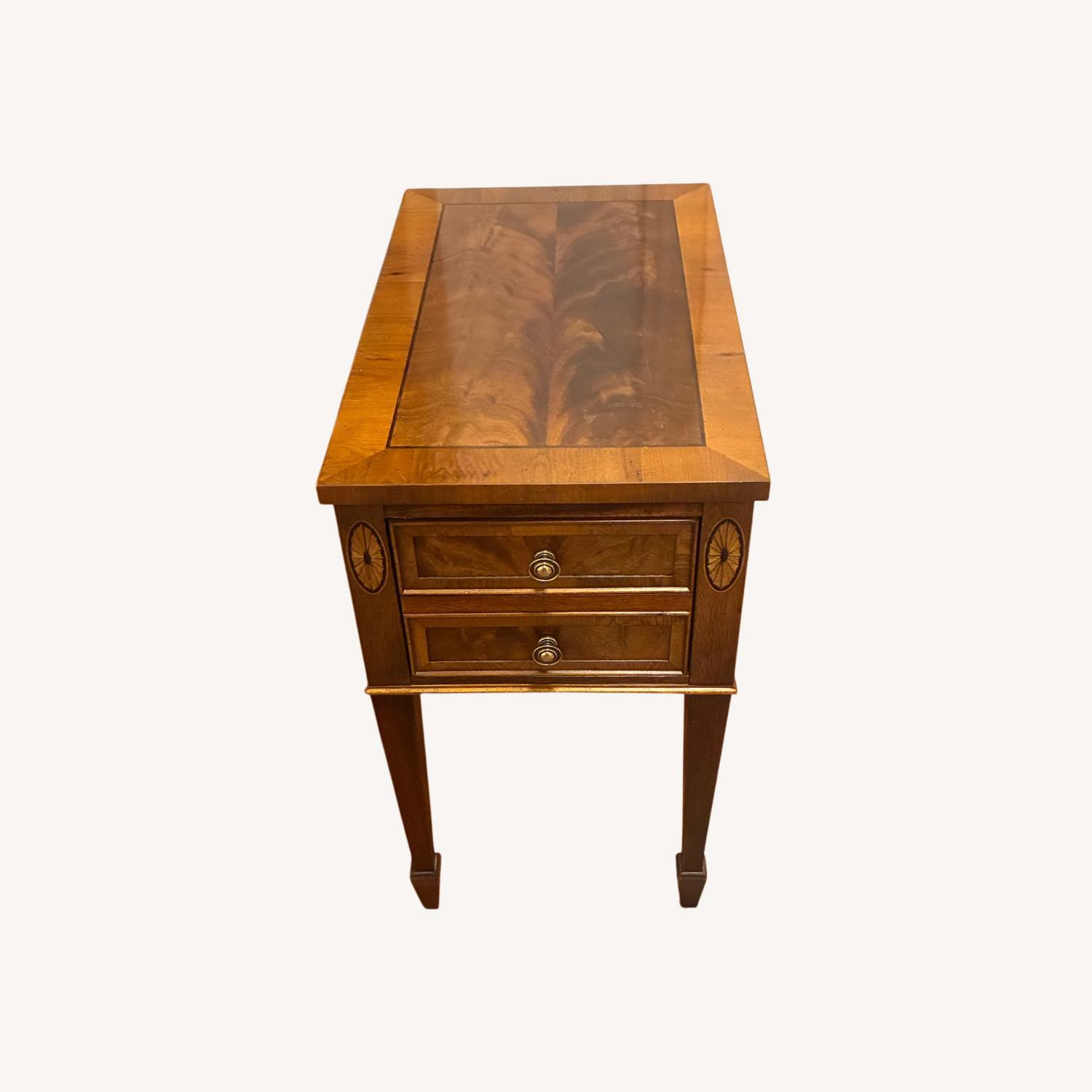 Vintage/Antique Light Brown Side Table - image-0