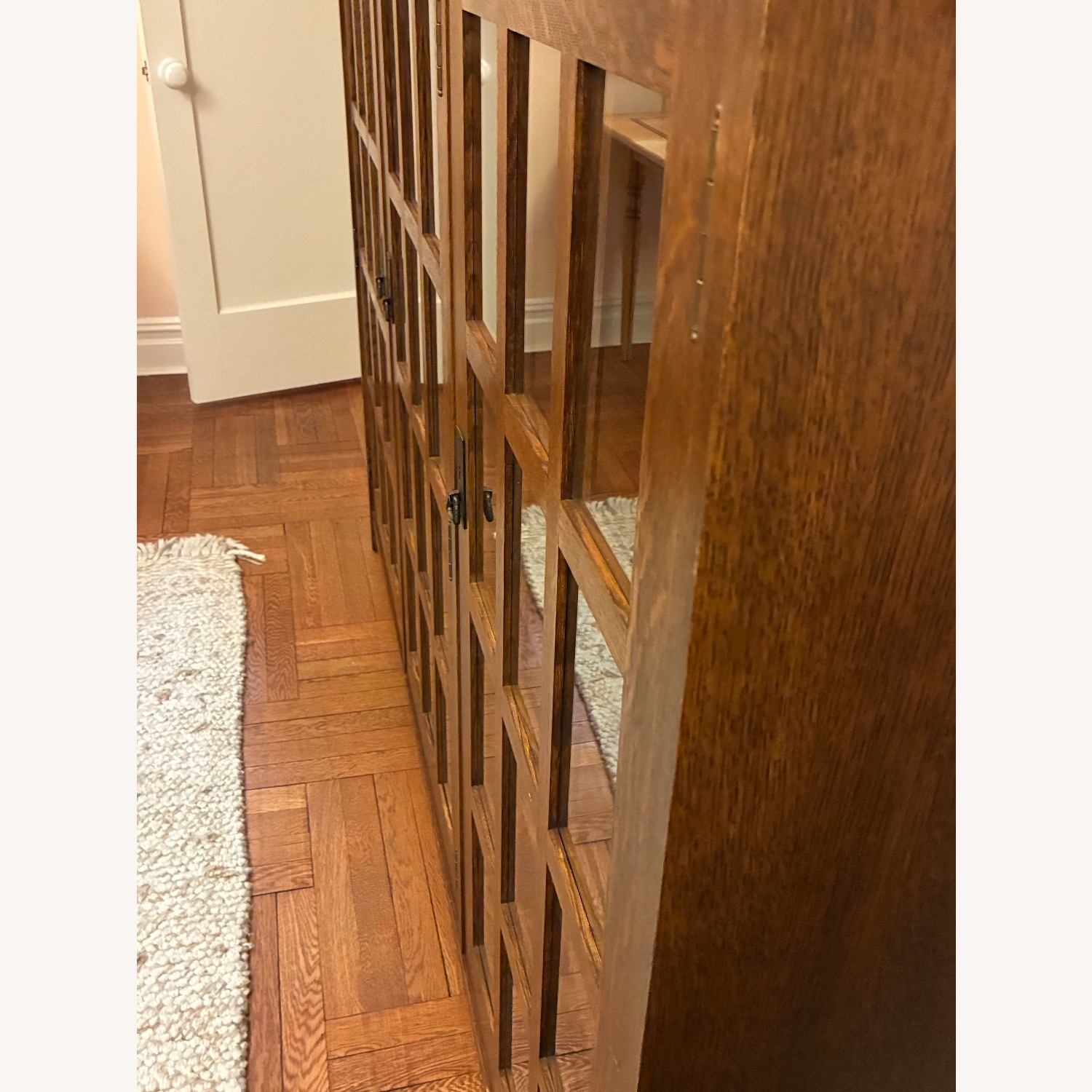 Vintage/Antique Dark Brown Wood Bookcase - image-2