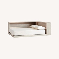Pottery Barn Teen Costa Weathered White Wood Full Bed