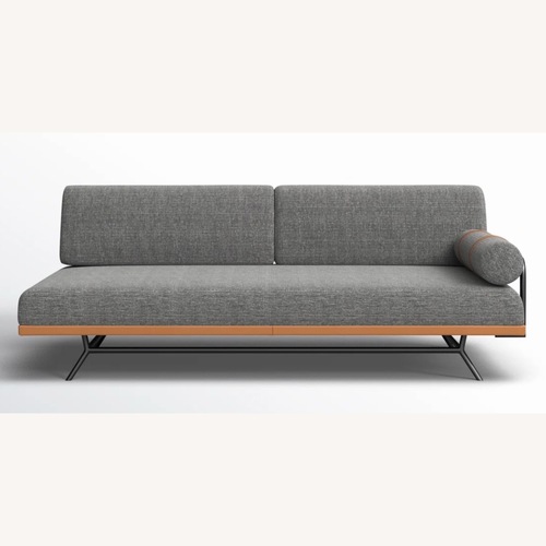 Used AllModern 81" Convertible Sofa Dark Grey for sale on AptDeco