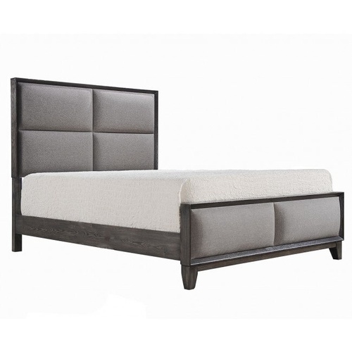 Used CrownMark Furniture Dark Brown Queen Bed for sale on AptDeco