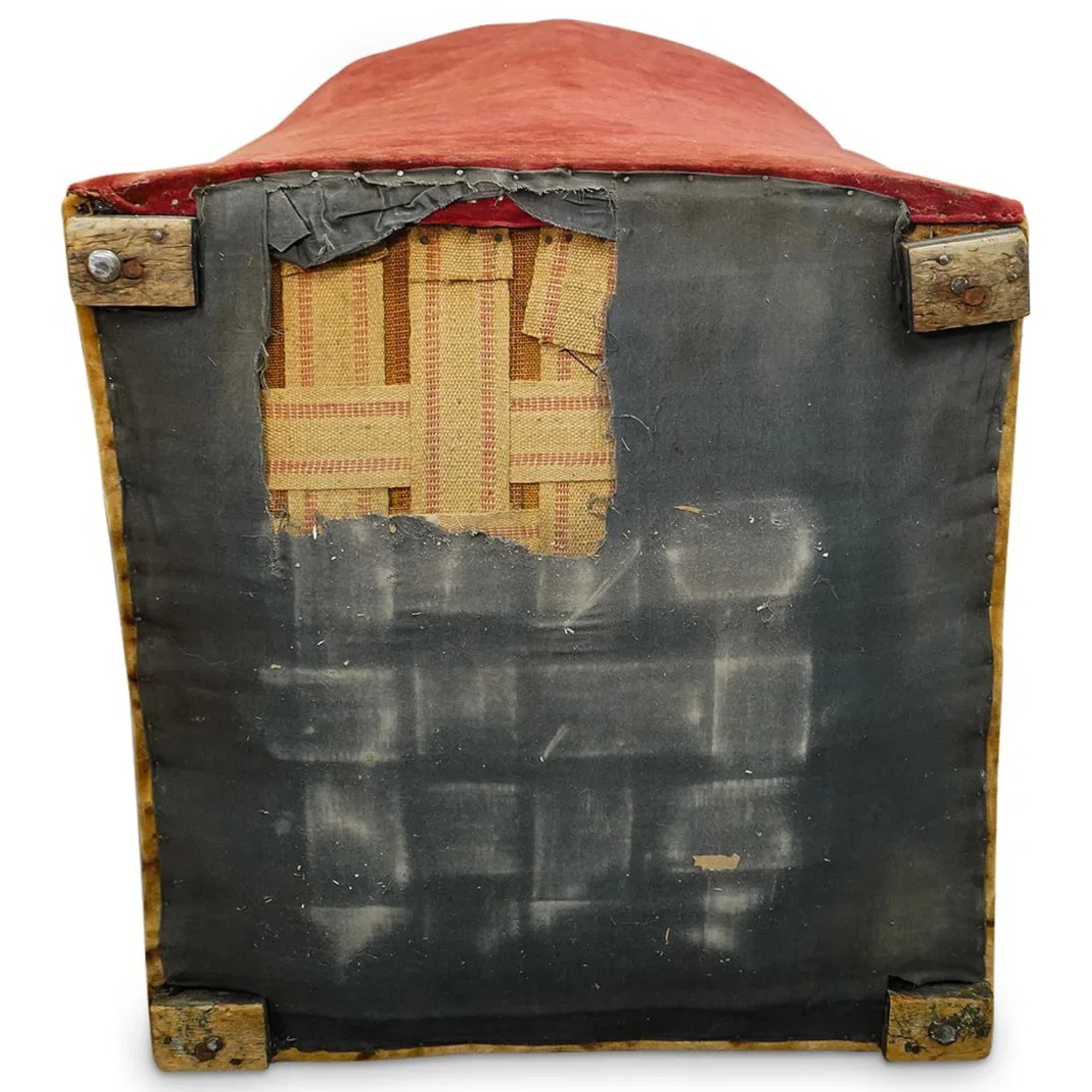 Art Deco Bakelite Inlaid & Velvet Gothic Armchair - image-5