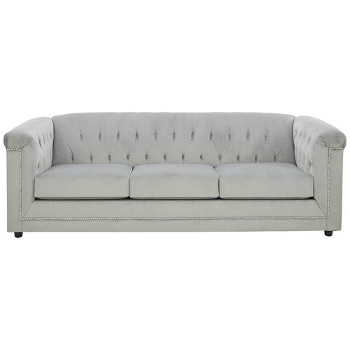 Used Ashley Furniture Light Gray Polyurethane Sofa for sale on AptDeco