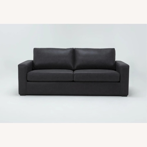Used Living Spaces Dark Gray 2 Seater Sofa for sale on AptDeco