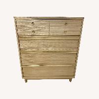 Vintage/Antique Mcm Natural Wood Dresser