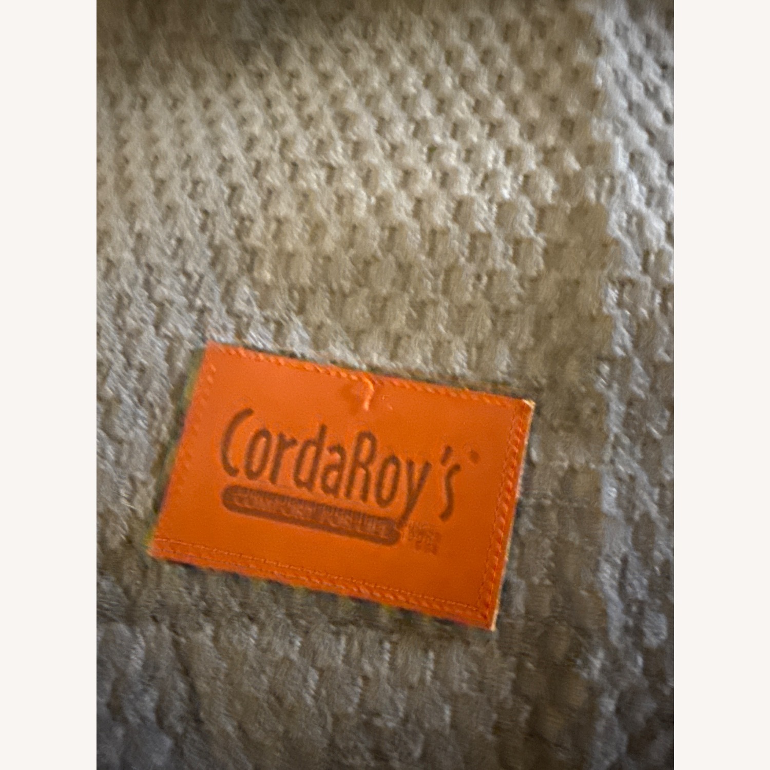 Cordaroys Light Gray Fabric Chair and a Half - image-1