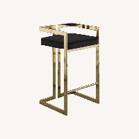 Amazon Worlds Away Hearst Linear Bar Stool  