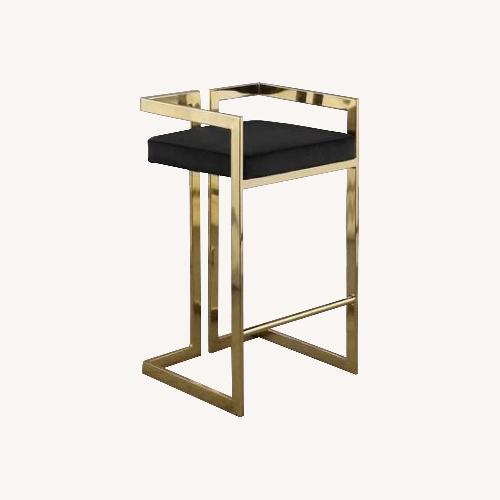 Used Amazon Worlds Away Hearst Linear Bar Stool   for sale on AptDeco