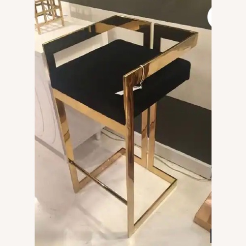 Used Amazon Worlds Away Hearst Linear Bar Stool for sale on AptDeco
