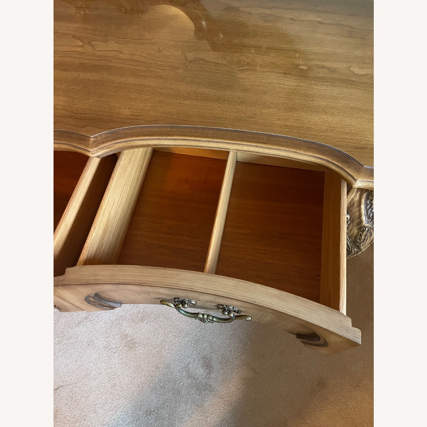 Vintage/Antique French Provincial Wood Dresser - image-12