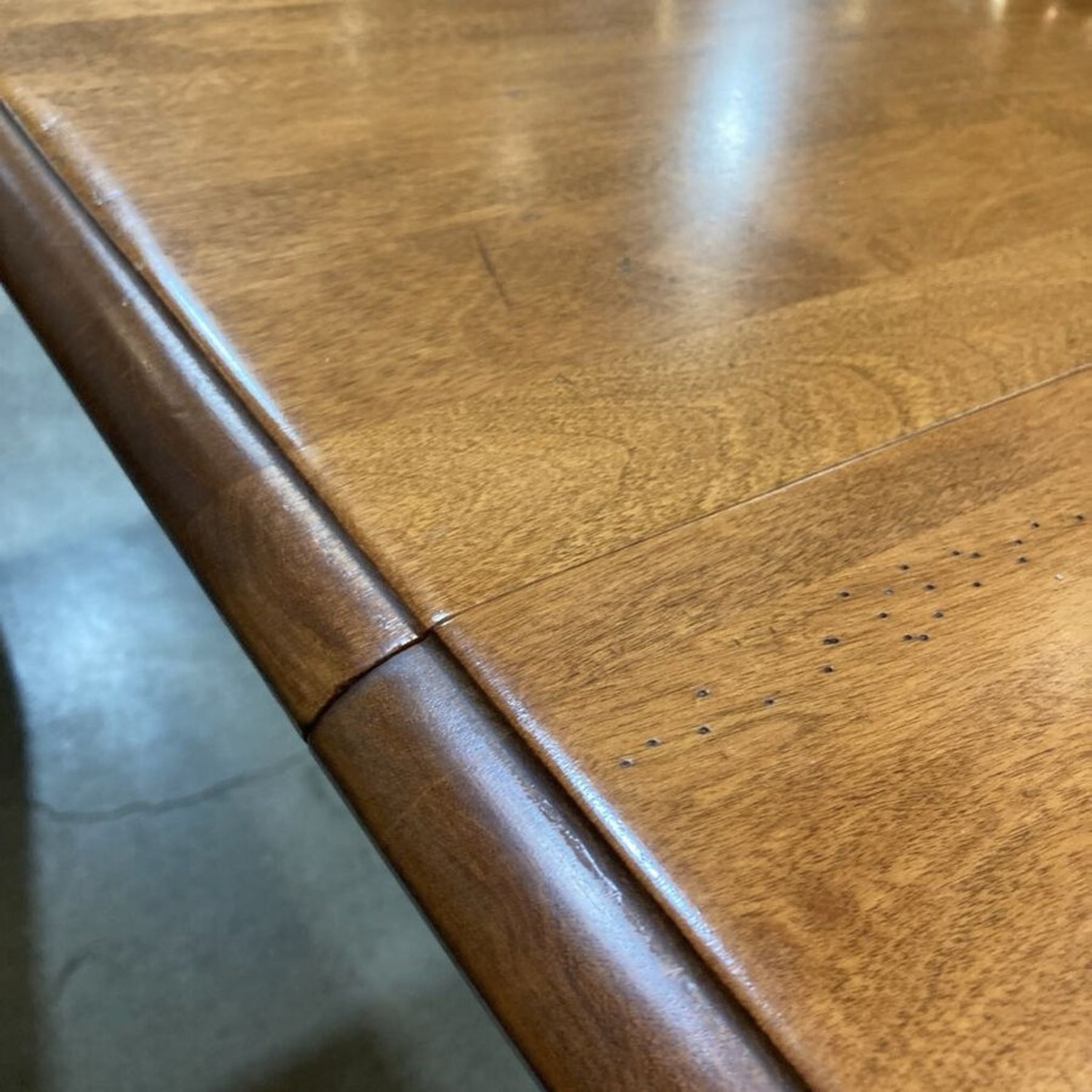 Solid Wood Cabriole Leg Dining Table - image-7