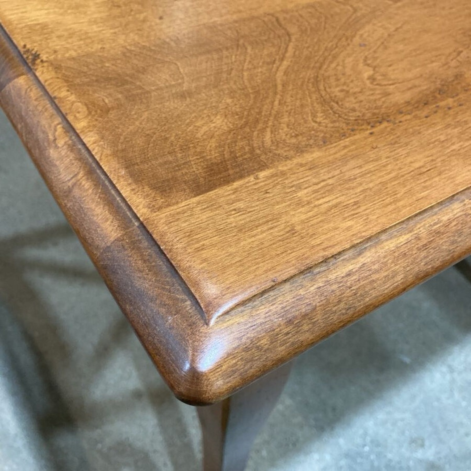 Solid Wood Cabriole Leg Dining Table - image-3