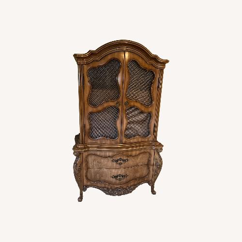 Used Vintage/Antique French Provincial Wood Armoire for sale on AptDeco
