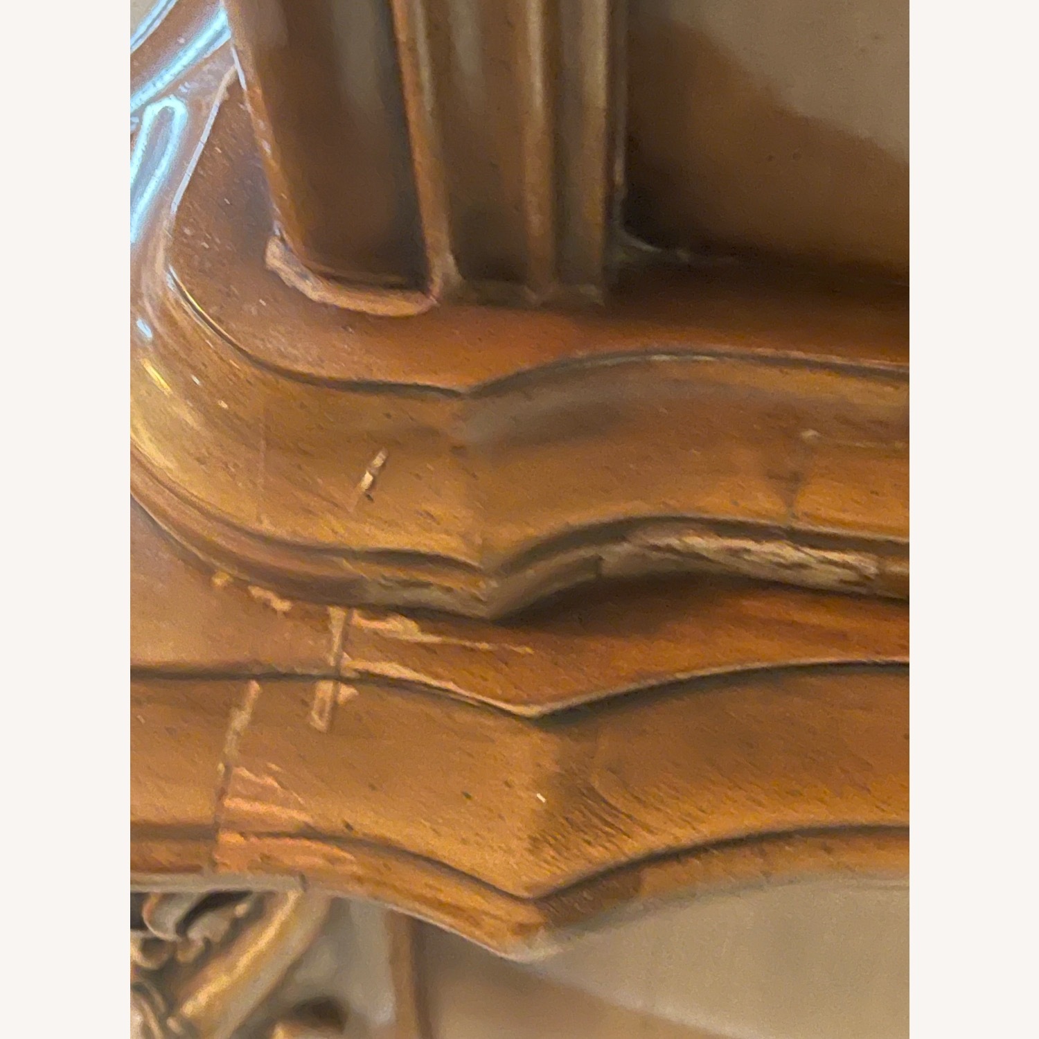 Vintage/Antique French Provincial Wood Armoire - image-12