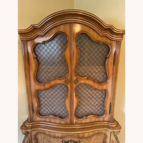 Used Vintage/Antique French Provincial Wood Armoire for sale on AptDeco