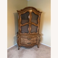 Vintage/Antique French Provincial Wood Armoire