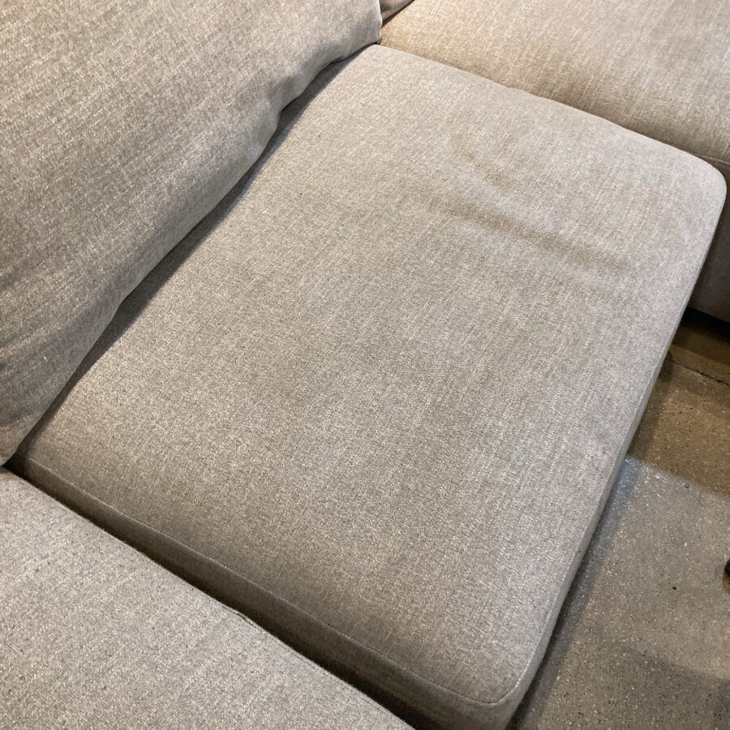 Jason Furniture L-Shape Fabric Sectional Gray - image-9