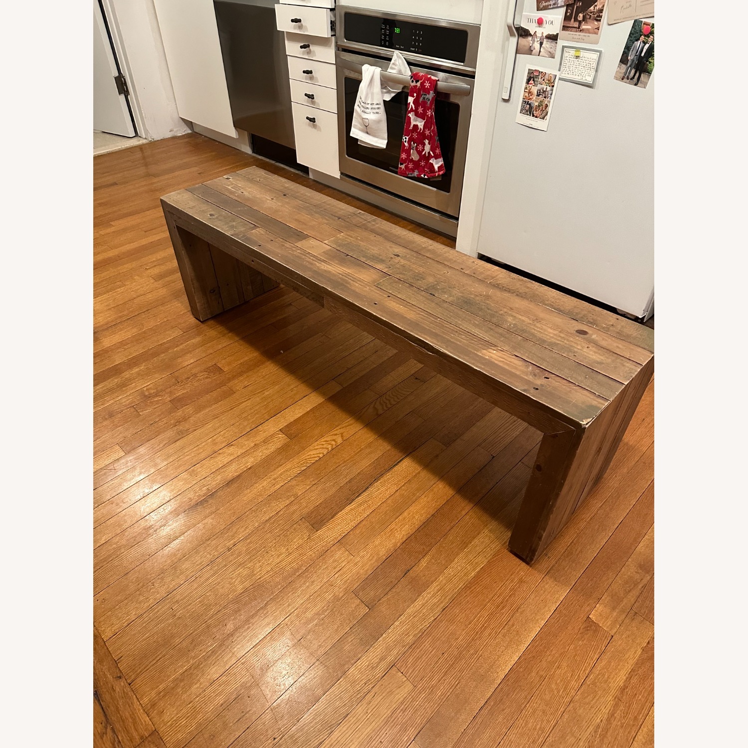 West Elm Emmerson Solid Wood Dining Bench 58" - image-1