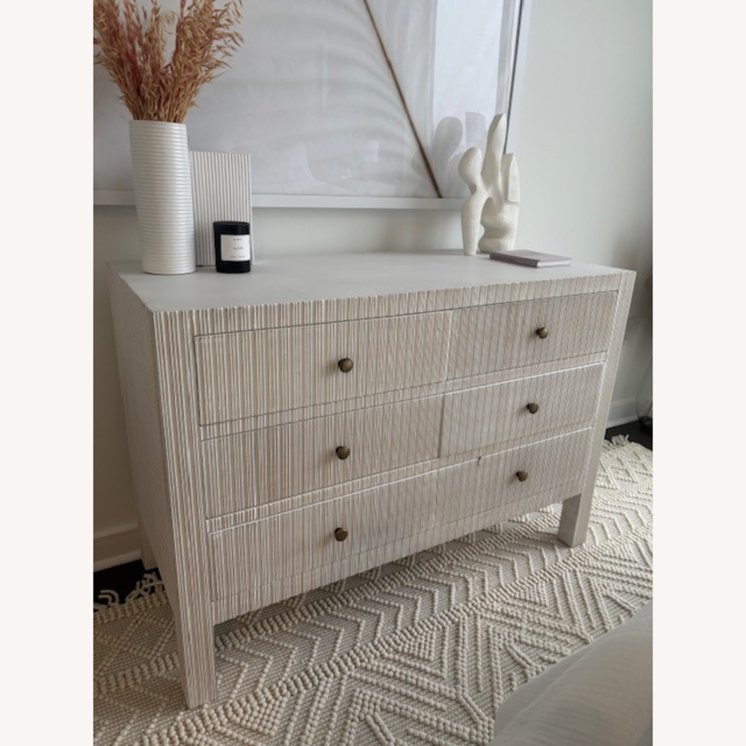 White Wood Dresser - image-2