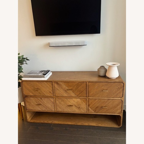 Used Four Hands Light Brown Wood Dresser for sale on AptDeco