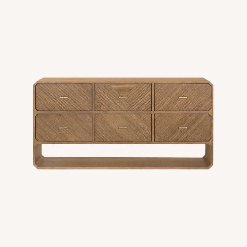 Used Four Hands Light Brown Wood Dresser for sale on AptDeco