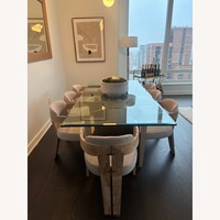 Natural Glass Dining Table