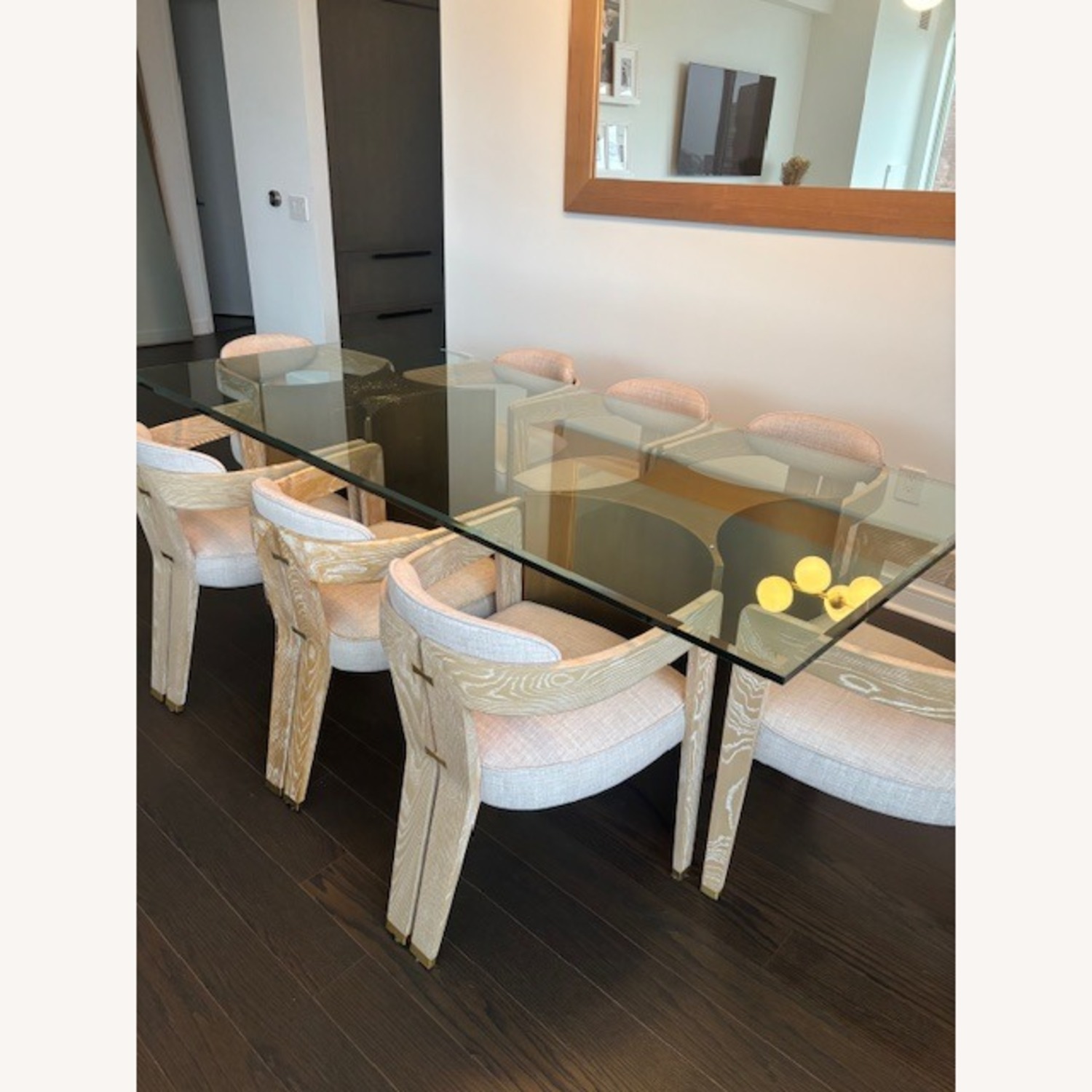 Natural Glass Dining Table - image-1