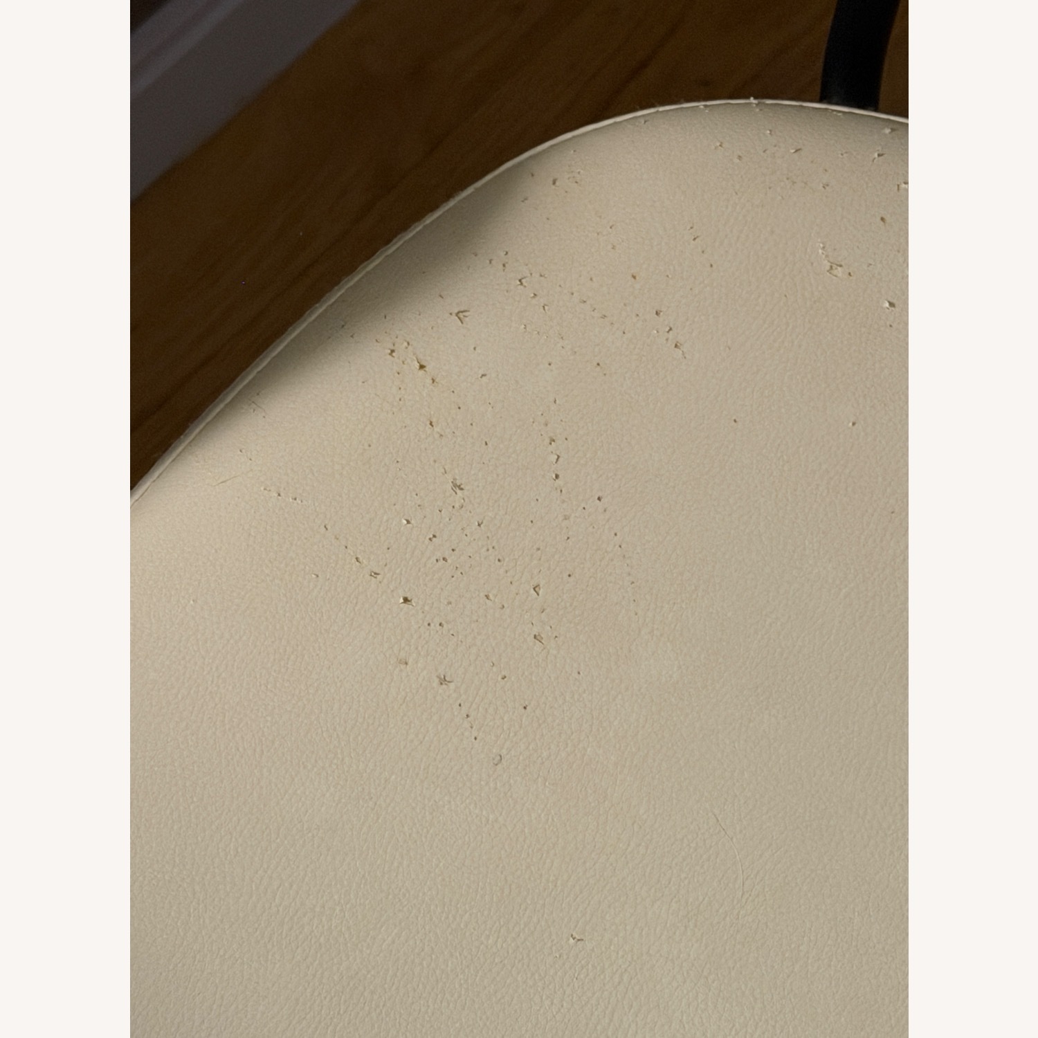 Wayfair Corrigan Studios White Leather Stools - image-4