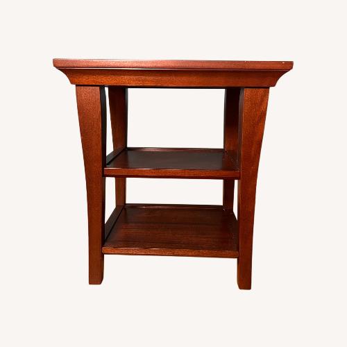 Used Natural Wood Side Table for sale on AptDeco