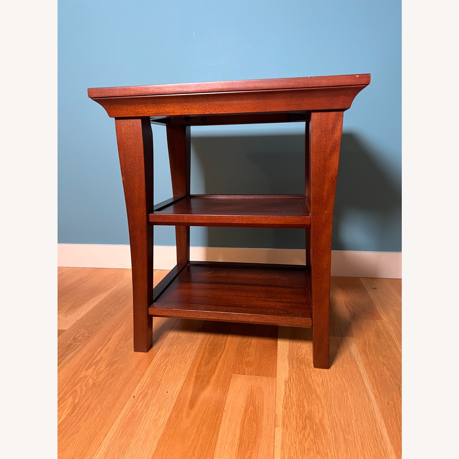 Natural Wood Side Table - image-3