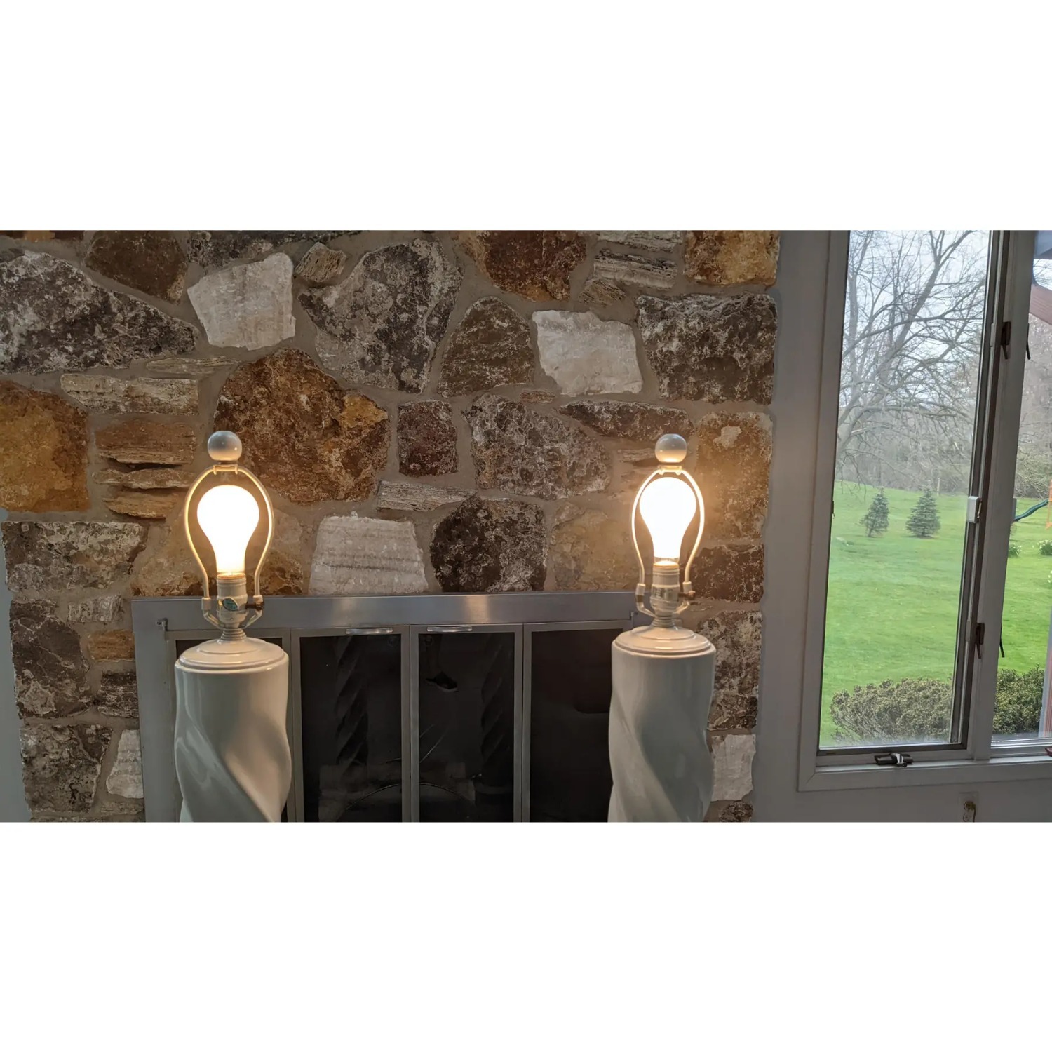 Light Gray Floor Lamp - image-3