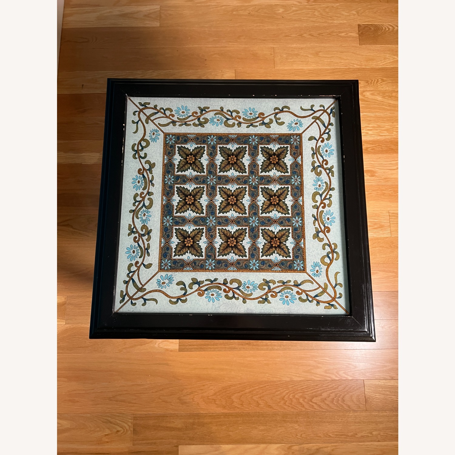 Blue & Gold Side Table - image-4