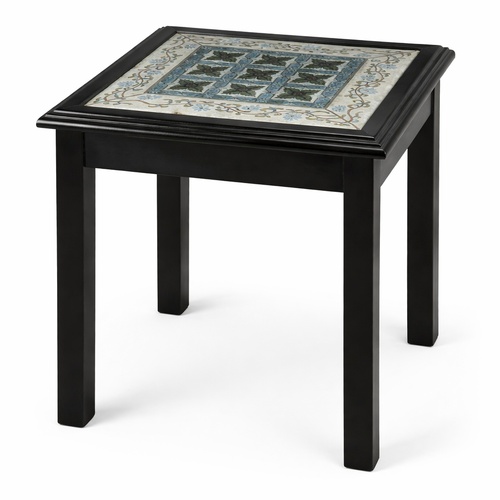 Used Blue & Gold Side Table for sale on AptDeco