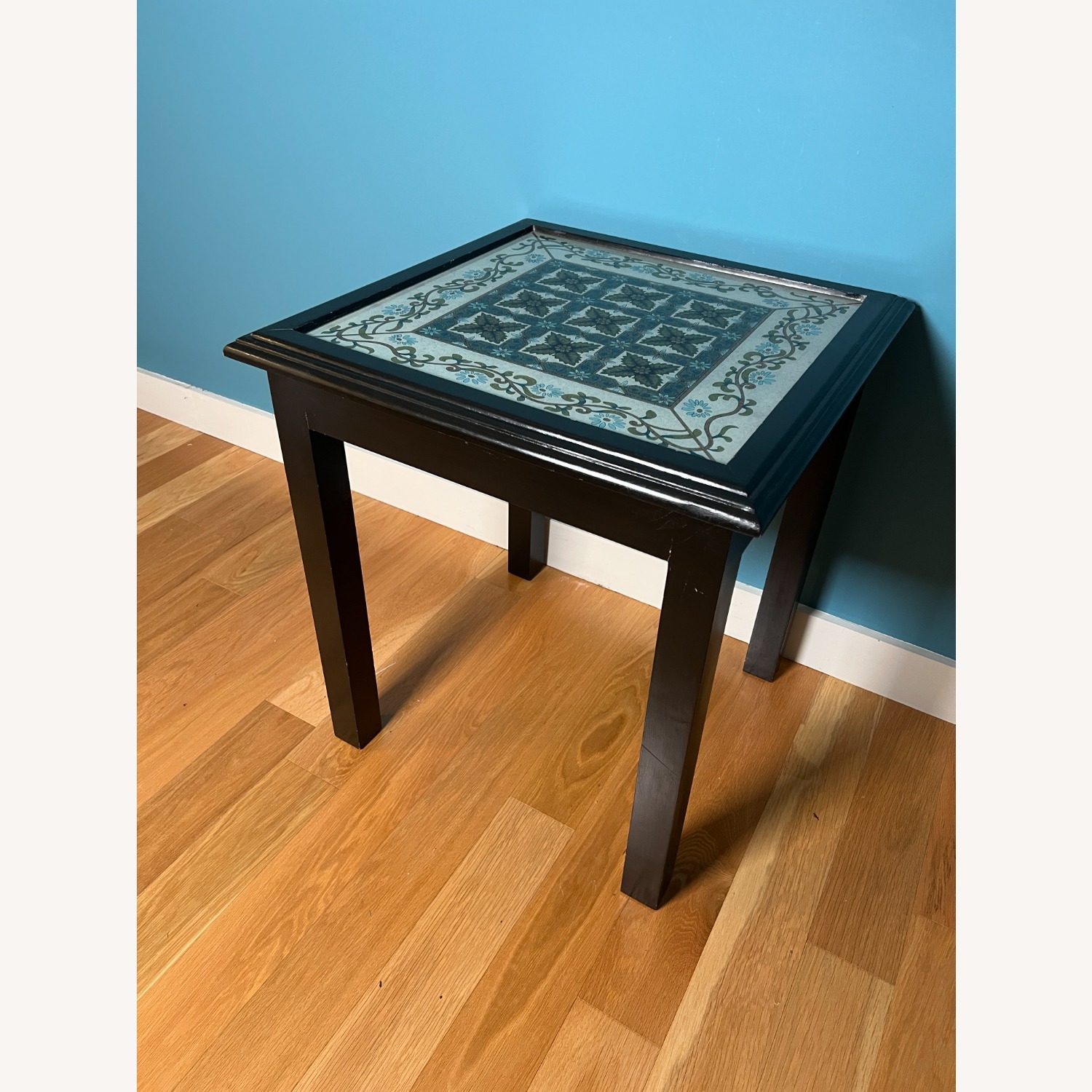 Blue & Gold Side Table - image-2