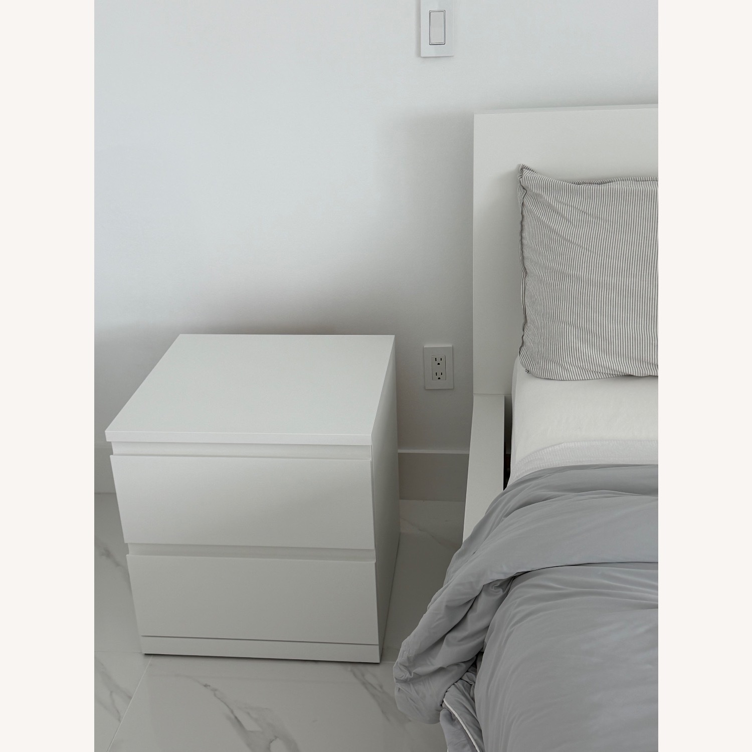 IKEA Malm White King Bed - image-4