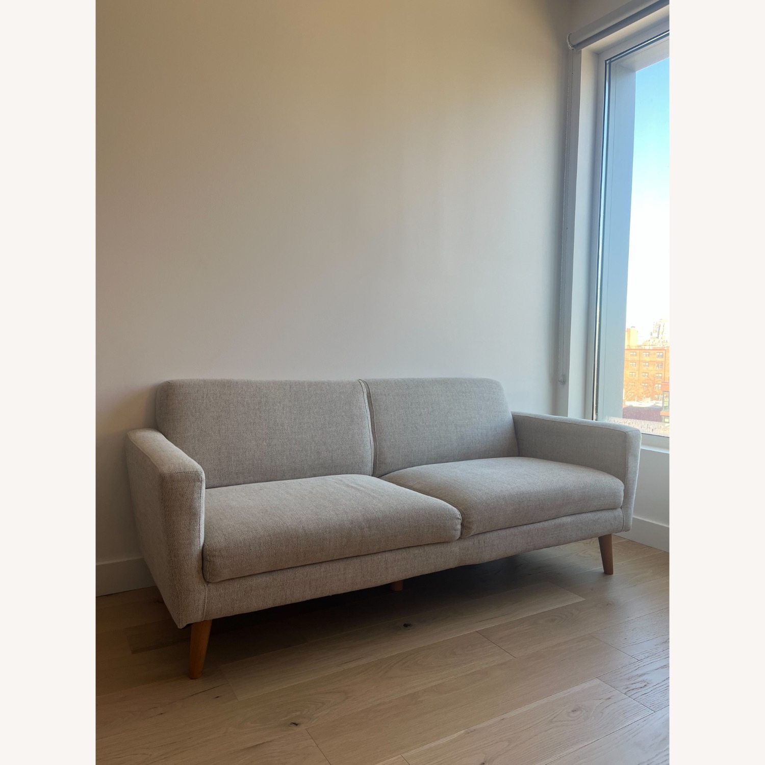 West Elm Oliver Sofa Dove Gray  - image-1