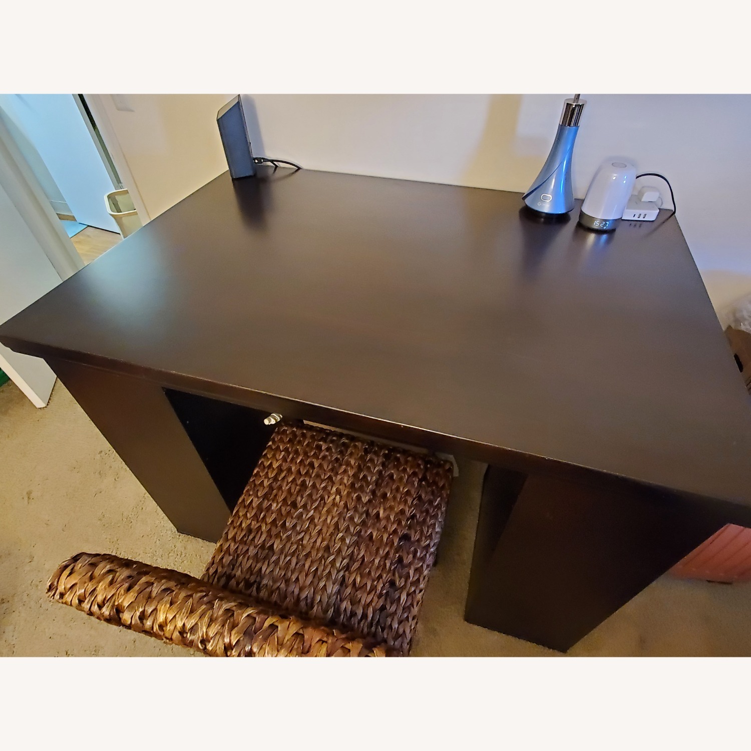 Venture Horizon Project Center Desk with Two 9-Cubby Bookcase  - image-2