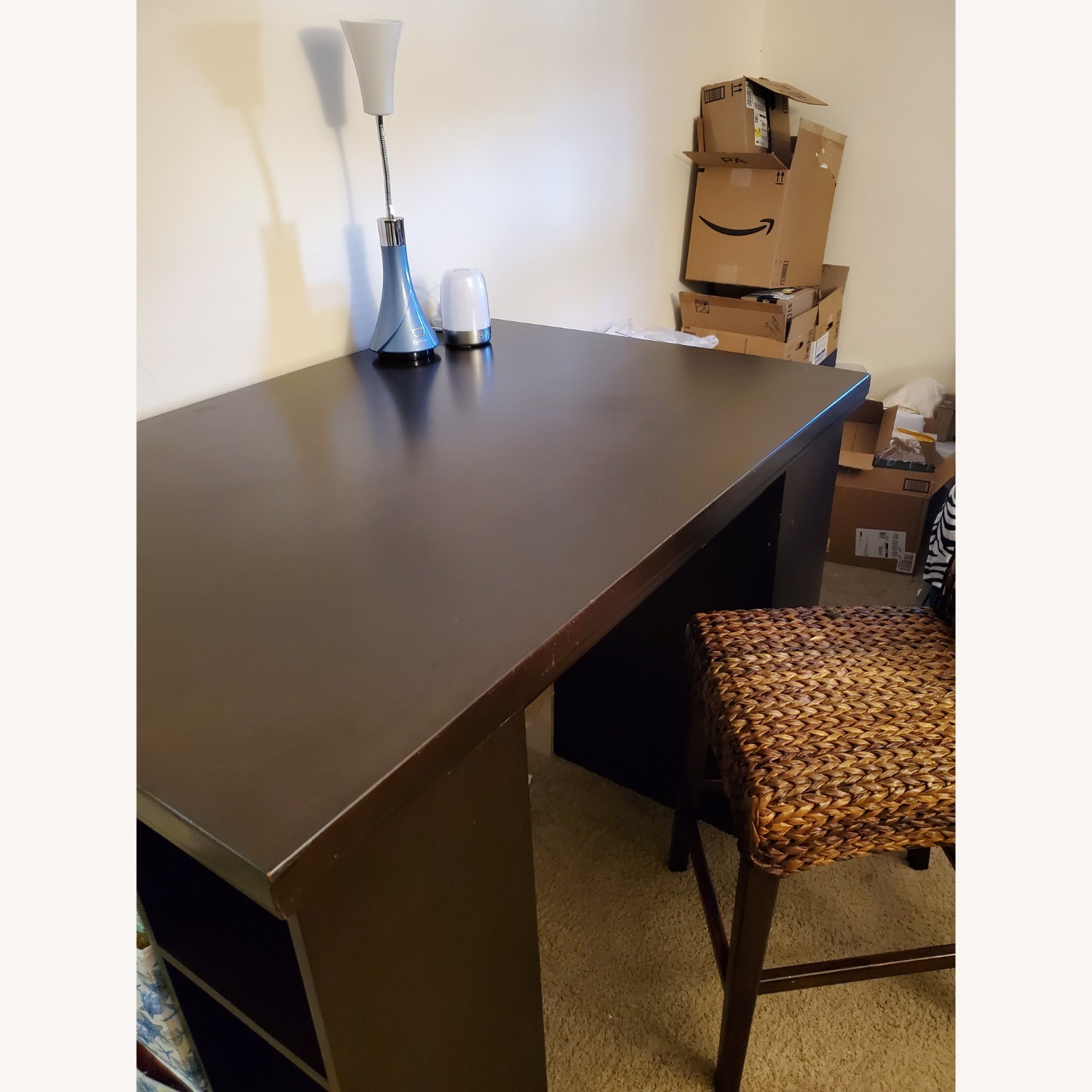 Venture Horizon Project Center Desk with Two 9-Cubby Bookcase  - image-5