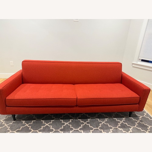 Used Room & Board Reese Red Fabric 3+ Seater Sofa for sale on AptDeco