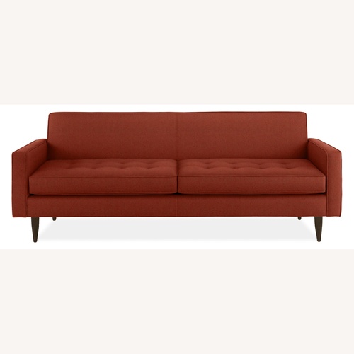 Used Room & Board Reese Red Fabric 3+ Seater Sofa for sale on AptDeco