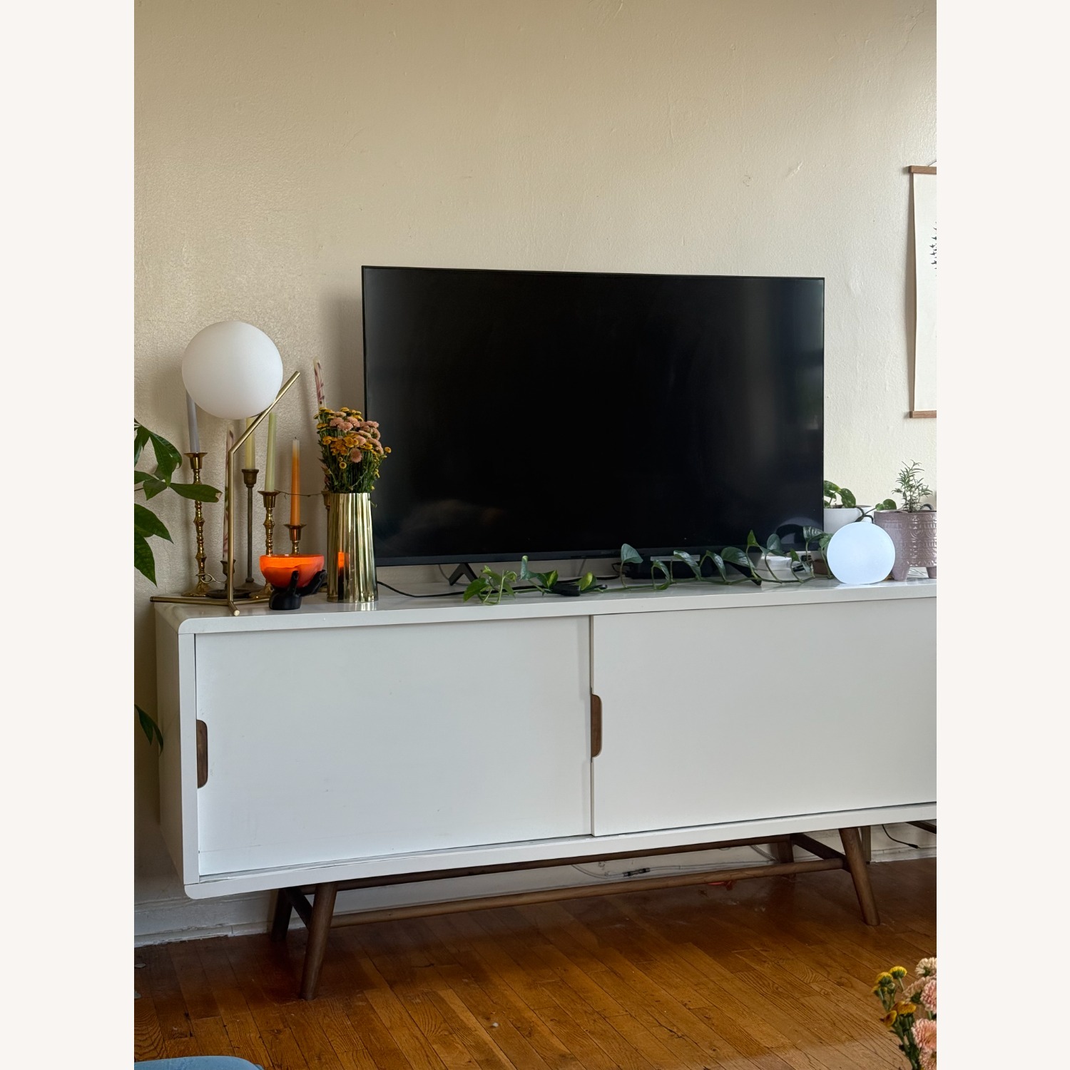 Structube 2-Door Sideboard W Elm Wood Legs - image-9