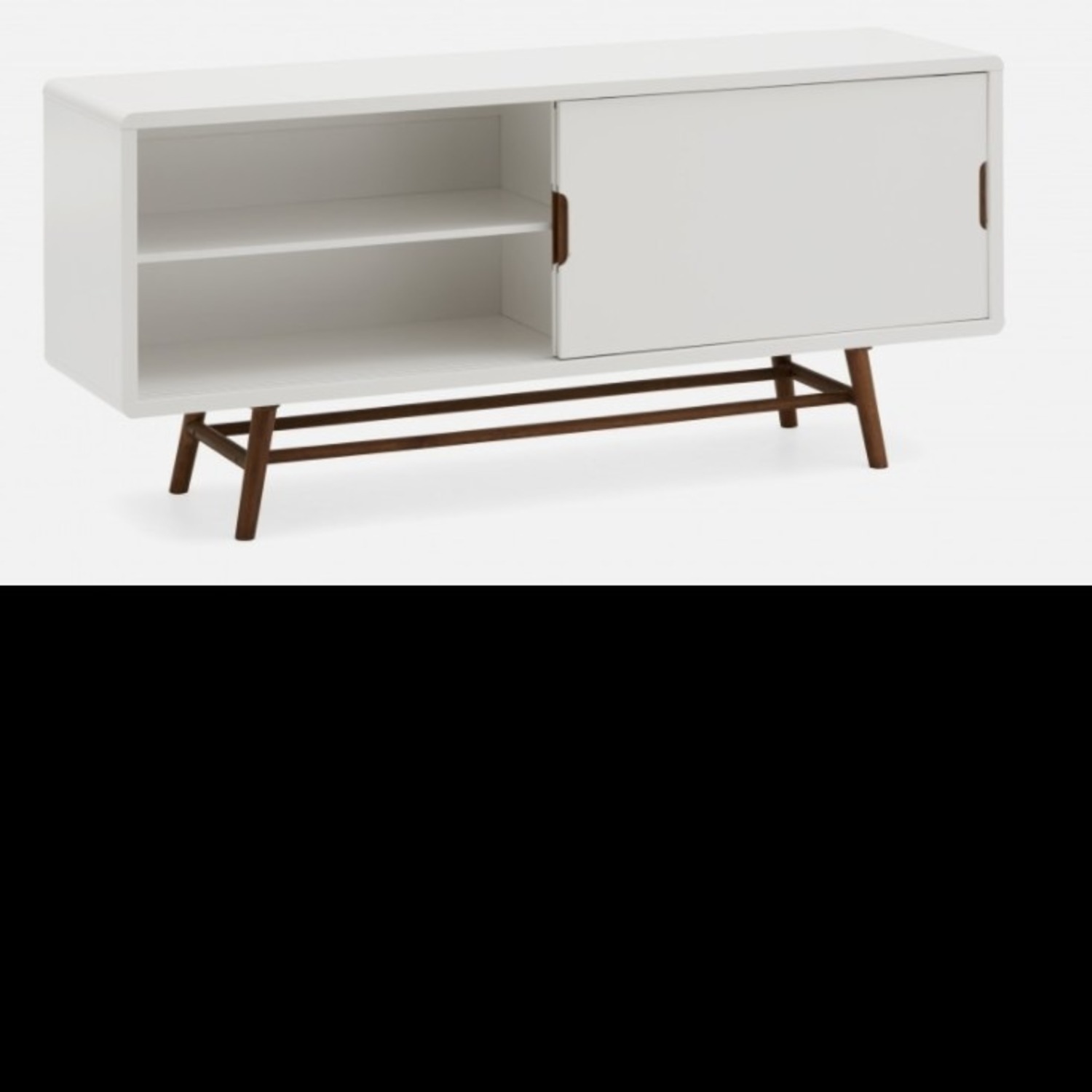 Structube 2-Door Sideboard W Elm Wood Legs - image-2