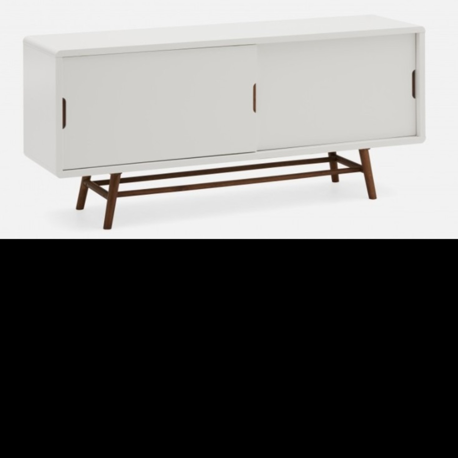 Structube 2-Door Sideboard W Elm Wood Legs - image-1