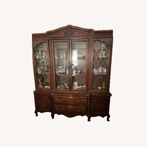Used Vintage/Antique Dark Brown Sideboard for sale on AptDeco